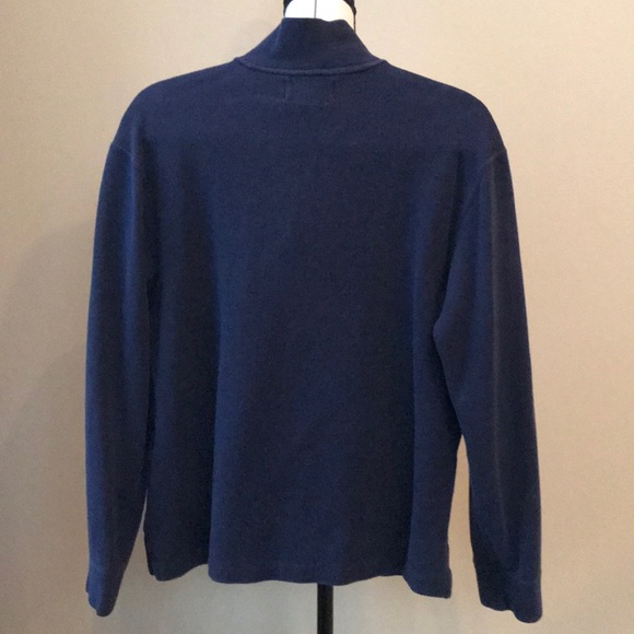 Polo by Ralph Lauren Navy 1/4 Zip Sweater - Picture 5 of 9